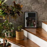 Centerfold - Gay Black Lovers Art Print / Canvas, Beneath Museum-grade Varnish, Gay Black Lovers, Lids Heavy