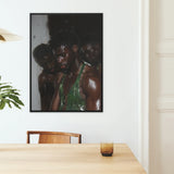 Centerfold - Gay Black Lovers Art Print / Canvas, Posters Prints & Visual Artwork, Toby Leon