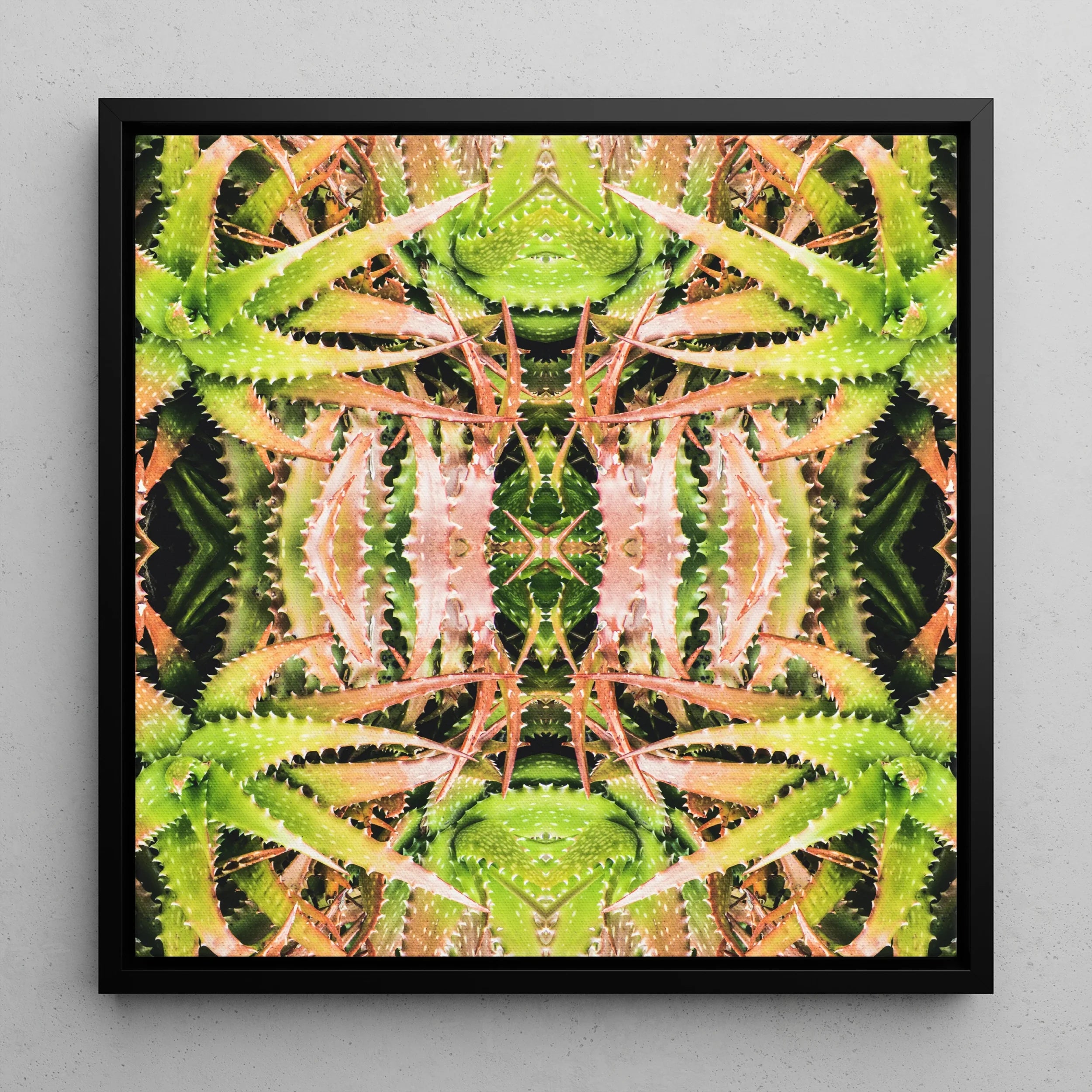 Centre Stage - Trippy Cactus Art Framed Canvas Posters Prints & Visual Artwork