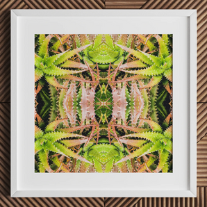 Centre Stage - Trippy Cactus Art Print
