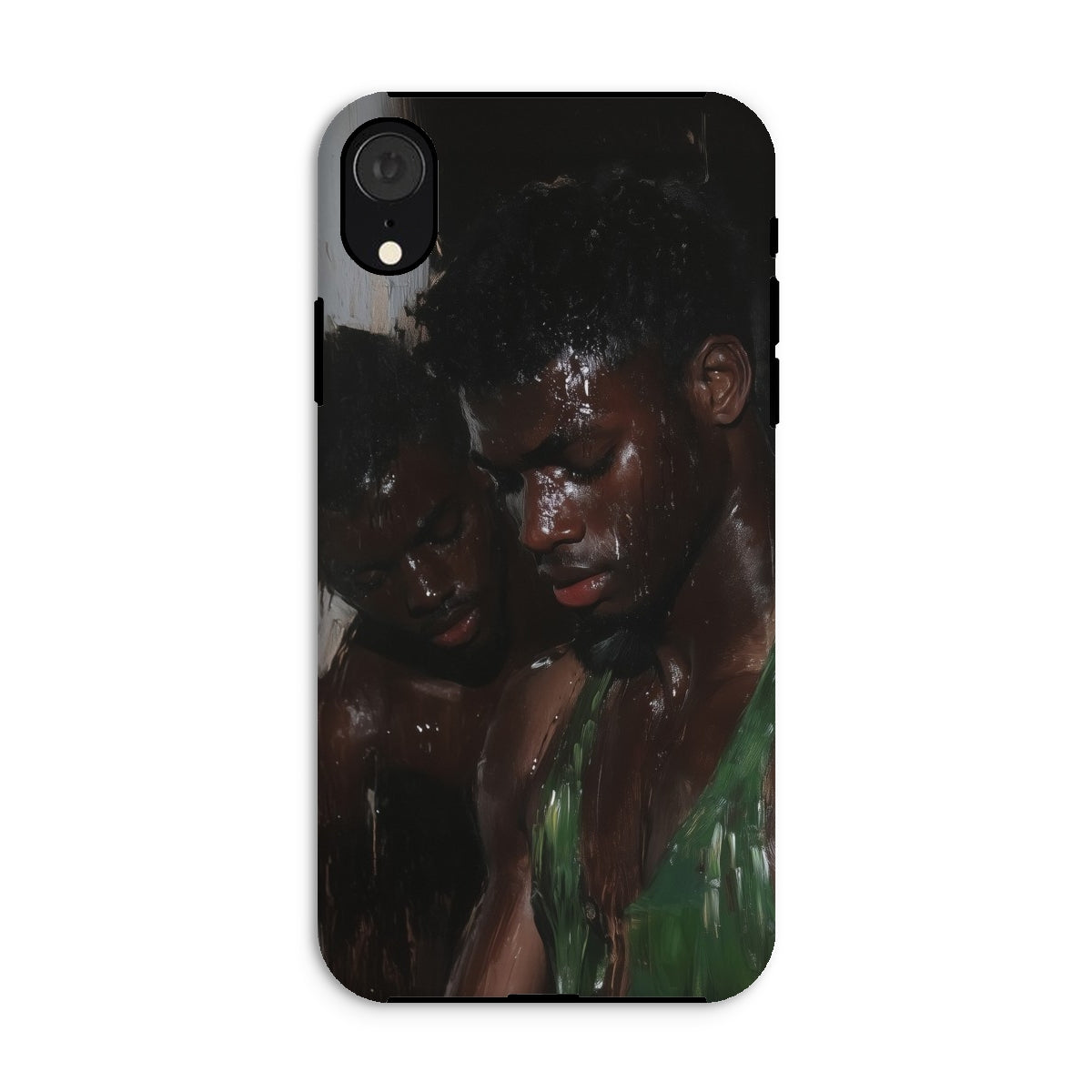 Centrefolds - Sexy Gay Black Lovers Iphone Case - Xr / Matte