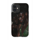 Centrefolds - Sexy Gay Black Lovers Iphone Case - 12 Mini / Matte