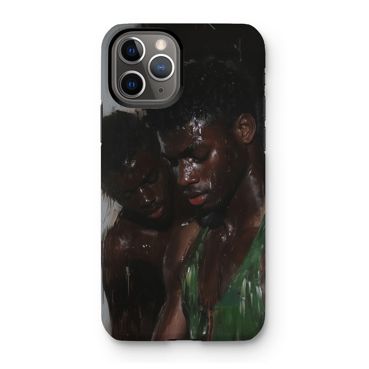 Centrefolds - Sexy Gay Black Lovers Iphone Case - 11 Pro / Matte