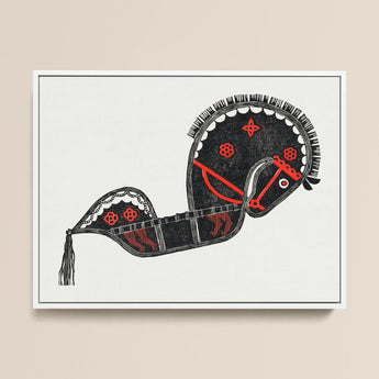 Ceremonieel Danspaard - Reijer Stolk Graphic Art Print / Canvas, 16x12’’ / 41x31cm / White Frame, Posters Prints & Visual Artwork, Toby Leon