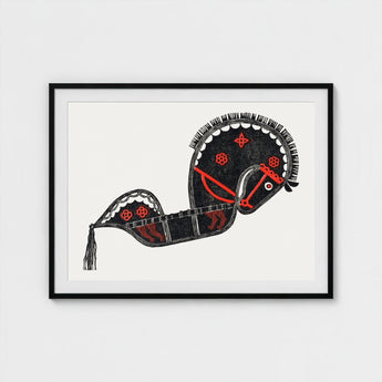 Ceremonieel Danspaard - Reijer Stolk Graphic Art Print / Canvas Stolk’s, Dutch Folk Traditions Prints