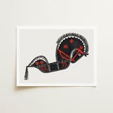 Ceremonieel Danspaard - Reijer Stolk Graphic Art Print / Canvas Stolk’s, Dutch Folk Traditions Prints