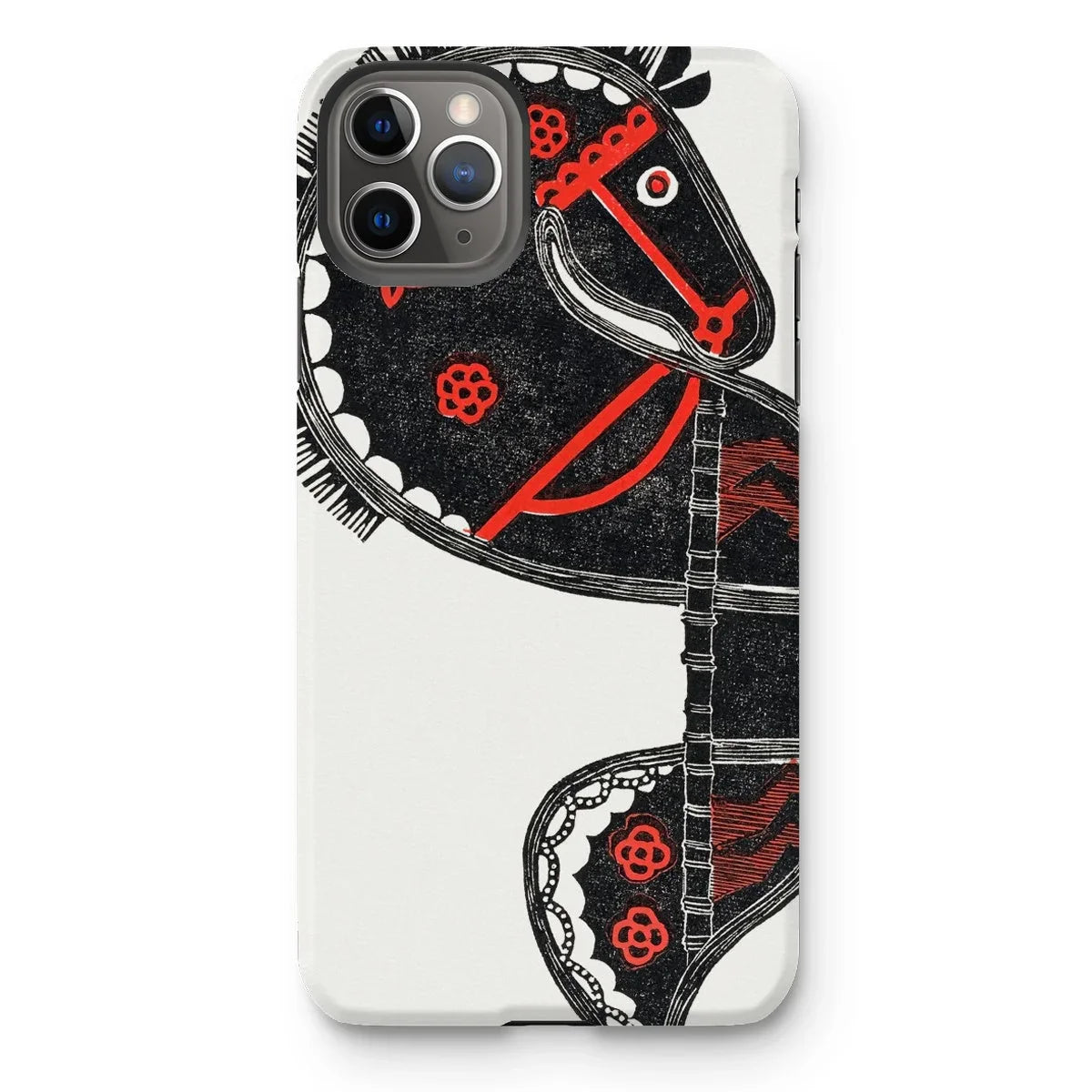 Ceremonieel Danspaard - Reijer Stolk Iphone Case, 11 Pro Max / Matte, Stylized Horse Design Smartphone Case