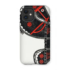 Ceremonieel Danspaard - Reijer Stolk Iphone Case, 12 Mini / Matte, Stylized Phone Case Abstract Black Red Horse Design