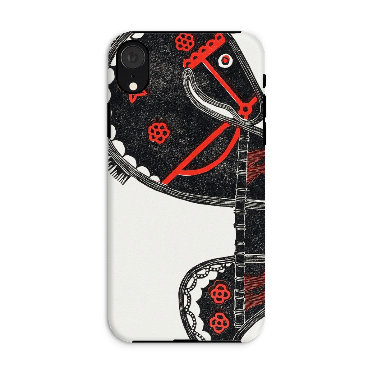 Ceremonieel Danspaard Reijer Stolk Iphone Case, Xr / Matte, Phone Case Abstract Black White Red Artistic Design