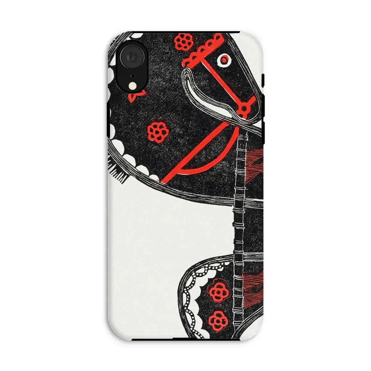 Ceremonieel Danspaard - Reijer Stolk Iphone Case, Xr / Matte, Phone Case Abstract Black White Red Artistic Design