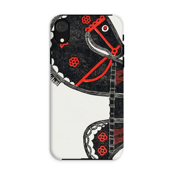 Ceremonieel Danspaard - Reijer Stolk Phone Case Iphone Xr / Matte Phone Case Abstract Black White Red Artistic Design Reijer Stolk’s
