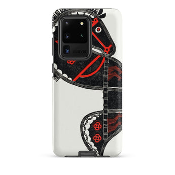 Ceremonieel Danspaard - Reijer Stolk Phone Case Samsung Galaxy S20 Ultra / Matte Sleek White Phone Case Bold Black Red Stylized Reijer