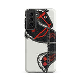 Ceremonieel Danspaard - Reijer Stolk Samsung Case, Galaxy S21 Fe / Matte, White Phone Case Black Red Horse Design