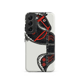Ceremonieel Danspaard - Reijer Stolk Samsung Case, Galaxy S22 / Matte, White Smartphone Case Black Red Horse Design