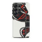 Ceremonieel Danspaard Reijer Stolk Samsung Case, Galaxy S25 Ultra / Matte, White Phone Case Black Red Horse Design