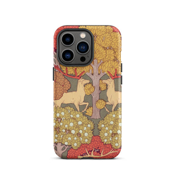 Cerfs et Arbres - Maurice Pillard Verneuil Iphone Case, 13 Pro / Matte, Deer-themed Iphone Case