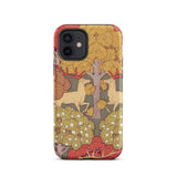 Cerfs et Arbres - Maurice Pillard Verneuil Phone Case, Maurice Pillard Verneuil, Art Nouveau Masterpiece, Verneuil’s Cerfs