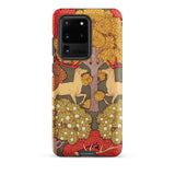 Cerfs et Arbres - Maurice Pillard Verneuil Phone Case Samsung Galaxy S20 Ultra / Matte Vibrant Illustrated Phone Case Two Cream-colored