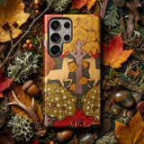 Cerfs et Arbres - Maurice Pillard Verneuil Phone Case, Maurice Pillard Verneuil, Art Nouveau Masterpiece, Verneuil’s Cerfs