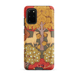 Cerfs et Arbres - Maurice Pillard Verneuil Samsung Case, Galaxy S20 Plus / Matte, Phone Case Nature-themed Illustration Two Deer Tree