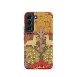 Cerfs et Arbres - Maurice Pillard Verneuil Samsung Case, Galaxy S22 / Matte, Phone Case Stylized Nature Scene Two Deer Trees