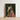 Framed Artwork Bull Skull Adorned Ornate Patterned Fabric Pagan Priest Art, Looms, Dimly Lit Otherworldly Space