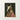 Framed Artwork Bull Skull Adorned Ornate Patterned Fabric Pagan Priest Art, Looms, Dimly Lit Otherworldly Space