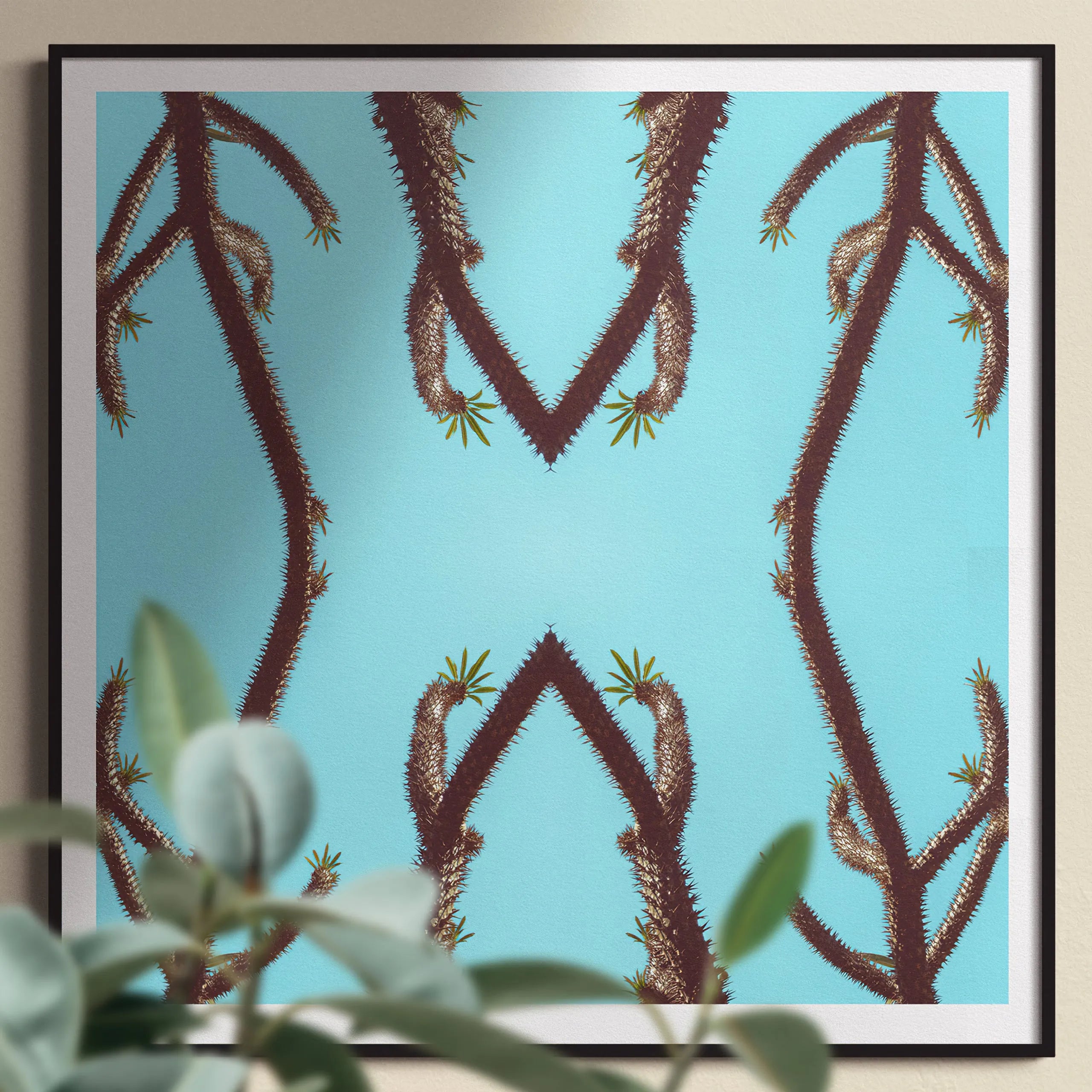 Chain Reaction Succulent Art - Modern Botanical Prints - Posters Prints & Visual Artwork - Aesthetic Art
