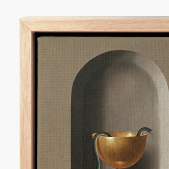 Chalice of Saint John the Evangelist - Hans Memling Art Print / Canvas Golden Cup Two Dark Serpents Coiled Rim Set Memling’s, Prints