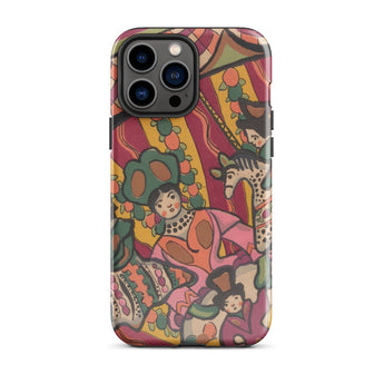 Chauve Souris - Ralph Barton Phone Case Iphone 13 Pro Max / Gloss Vibrant Illustrated Stylized Figures Whimsical Carnival, Light Spills,