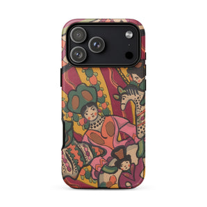 Chauve Souris - Ralph Barton Phone Case Iphone 17 Pro Max / Matte Vibrant Illustrated Phone Case Stylized Figures Bold Pink Ralph Barton