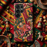 Chauve Souris - Ralph Barton Phone Case Vibrant Hand-painted Phone Case Folk-art Style Figures Bold Ralph Barton Iphone, Carnival Light