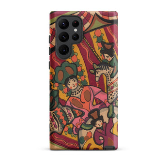 Chauve Souris - Ralph Barton Phone Case Samsung Galaxy S22 Ultra / Matte Vibrant Illustrated Phone Case Stylized Figures Circus-themed