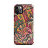 Chauve Souris - Ralph Barton Phone Case Iphone 11 Pro Max / Gloss Vibrant Illustrated Phone Case Stylized Figures Circus-themed Design