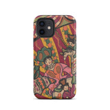Chauve Souris - Ralph Barton Phone Case Iphone 12 / Matte Vibrant Illustrated Phone Case Whimsical Characters Carousel Scene Ralph Barton