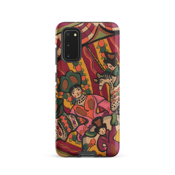Chauve Souris - Ralph Barton Phone Case Samsung Galaxy S20 / Matte Vibrant Illustrated Whimsical Characters Bold Patterns Iphone, Carnival