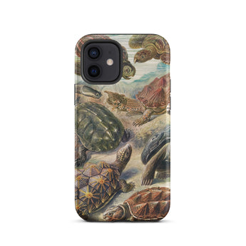Chelonia Turtles - Ernst Haeckel Iphone Case, 12 / Matte, Turtle-patterned Phone Case