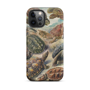 Chelonia Turtles - Ernst Haeckel Iphone Case, 12 Pro Max / Matte, Turtle-patterned Phone Case