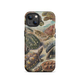Chelonia Turtles - Ernst Haeckel Iphone Case, 13 / Matte, Turtle-patterned Phone Case
