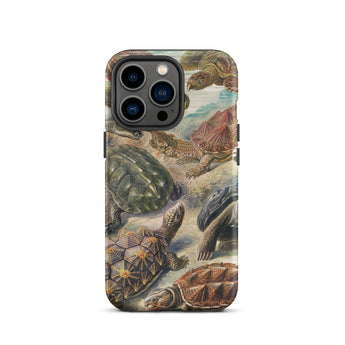 Chelonia Turtles - Ernst Haeckel Iphone Case, 13 Pro / Matte, Turtle-patterned Phone Case
