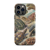 Chelonia Turtles - Ernst Haeckel Iphone Case, 13 Pro Max / Matte, Turtle-themed Phone Case