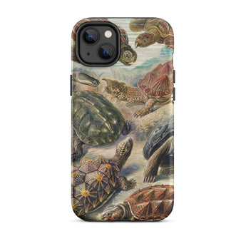 Chelonia Turtles - Ernst Haeckel Iphone Case, 14 Plus / Matte, Turtle-themed Phone Case