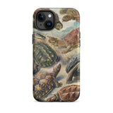 Chelonia Turtles - Ernst Haeckel Iphone Case, 15 Plus / Matte, Turtle-themed Phone Case