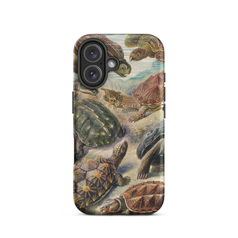 Chelonia Turtles - Ernst Haeckel Iphone Case, 16 / Matte, Turtle-patterned Phone Case