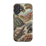 Chelonia Turtles - Ernst Haeckel Iphone Case, 16 Plus / Matte, Turtle-themed Phone Case