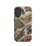 Chelonia Turtles - Ernst Haeckel Phone Case Iphone 16 / Matte Turtle-patterned Phone Case Chelonia Turtles, Haeckel Iphone Case, Fractures
