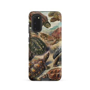 Chelonia Turtles - Ernst Haeckel Samsung Case, Galaxy S20 / Matte, Smartphone Case Collage Turtle Tortoise Illustrations