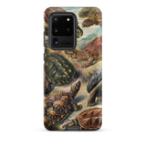 Chelonia Turtles - Ernst Haeckel Samsung Case, Galaxy S20 Ultra / Matte, Smartphone Case Vibrant Tortoise Turtle Print