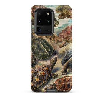 Chelonia Turtles - Ernst Haeckel Samsung Case, Galaxy S20 Ultra / Matte, Smartphone Case Vibrant Tortoise Turtle Print