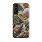 Chelonia Turtles Ernst Haeckel Samsung Case, Galaxy S21 Plus / Matte, Smartphone Case Detailed Illustration Turtles